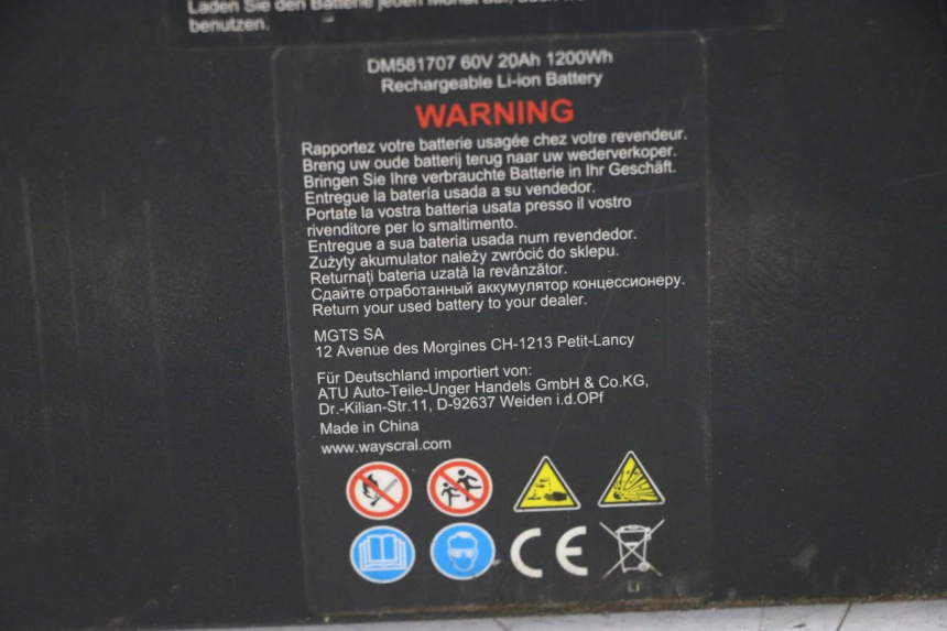 photo de BATTERIE WAYSCRAL E-START 1 (2018 - 2022) - Geprüftes Gebrauchtteil