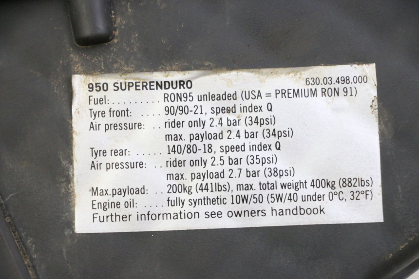 photo de LUFTFILTERKASTEN KTM SUPERENDURO R 950 (2005 - 2009) - Alternative Perspektive