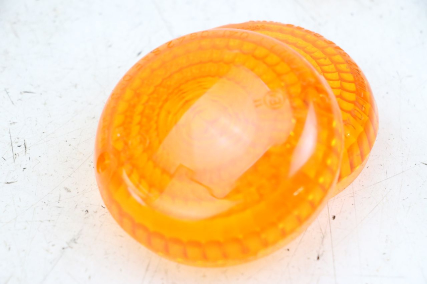 photo de VORNE BLINKERGLÄSER YAMAHA XV VIRAGO 750 (1984 - 1998) - Zoom auf Gebrauchszustand