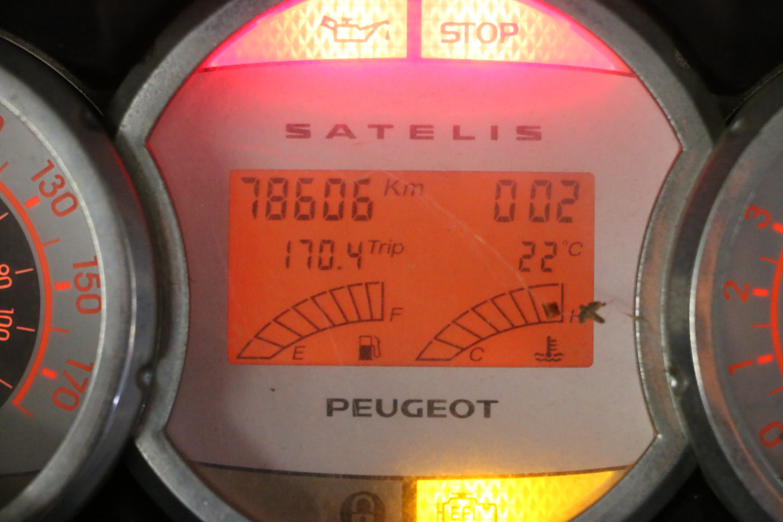 photo de TACHOMETER  PEUGEOT SATELIS 250 (2006 - 2012) - Gesamtansicht des Produkts