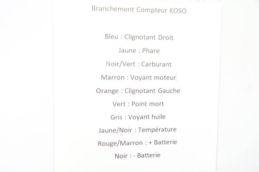 photo de TACHOMETER SUZUKI SV N 650 (1999 - 2002) - Alternative Perspektive