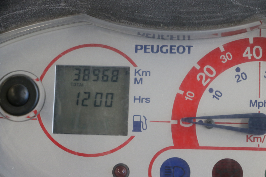 photo de TACHOMETER  PEUGEOT VIVACITY 50 (1998 - 2003) - Technische Nahaufnahme