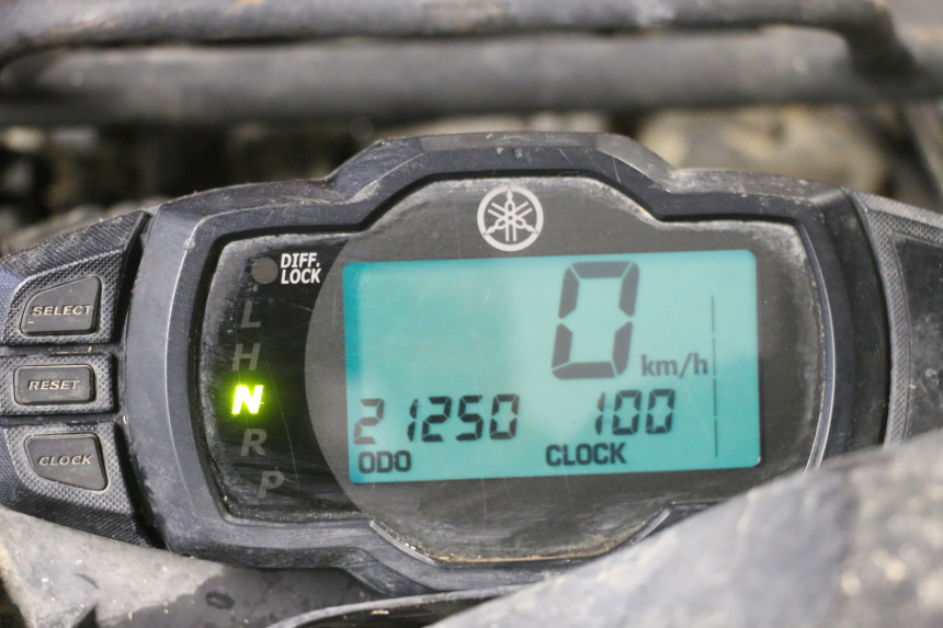 photo de TACHOMETER  YAMAHA YFM GRIZZLY 550 (2008 - 2015) - Zoom auf Gebrauchszustand
