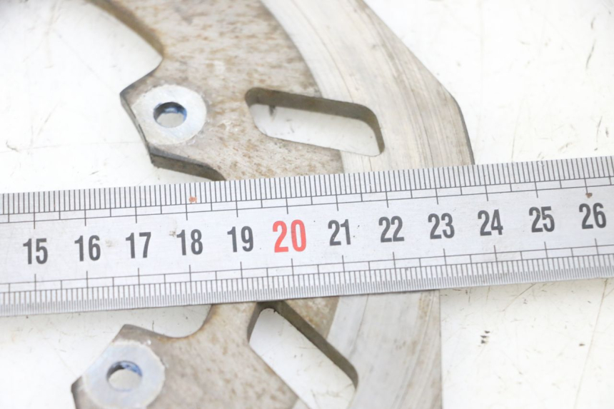 photo de BREMSSCHEIBE HINTEN KSR CODE 125 (2018 - 2020) - Zoom auf Gebrauchszustand