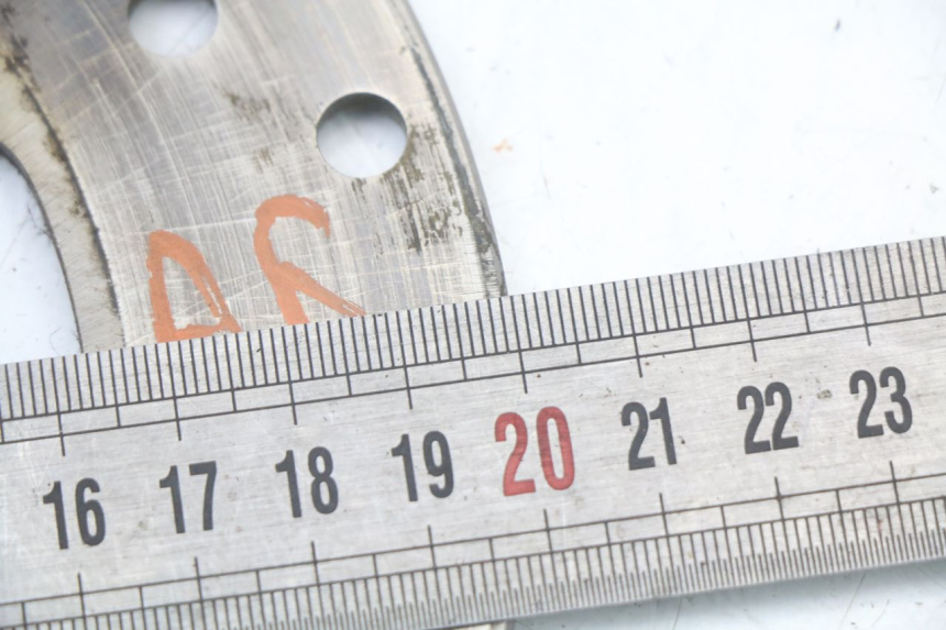 photo de HINTERE BREMSSCHEIBE GILERA DNA 50 (2000 - 2007) - Zoom auf Gebrauchszustand