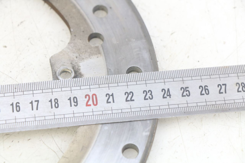 photo de HINTERE BREMSSCHEIBE PIAGGIO XEVO - X EVO 125 (2007 - 2017) - Zoom auf Gebrauchszustand