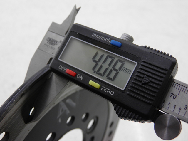 photo de BREMSSCHEIBE VORNE BAOTIAN BT 50 QT-9 50 (2006 - 2009) - Zoom auf Gebrauchszustand