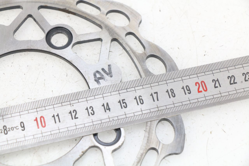 photo de BREMSSCHEIBE VORNE LONCIN DIRT BIKE 125 - Zoom auf Gebrauchszustand