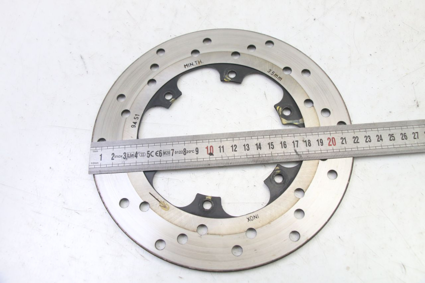 photo de BREMSSCHEIBE VORNE PIAGGIO NEW TYPHOON 50 (2018 - 2021) - Zoom auf Gebrauchszustand