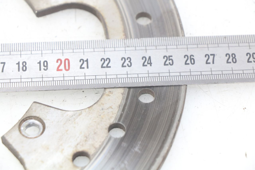 photo de VORDERE BREMSSCHEIBE PIAGGIO X7 125 (2007 - 2013) - Zoom auf Gebrauchszustand