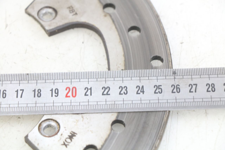 photo de VORDERE BREMSSCHEIBE PIAGGIO XEVO - X EVO 125 (2007 - 2017) - Zoom auf Gebrauchszustand