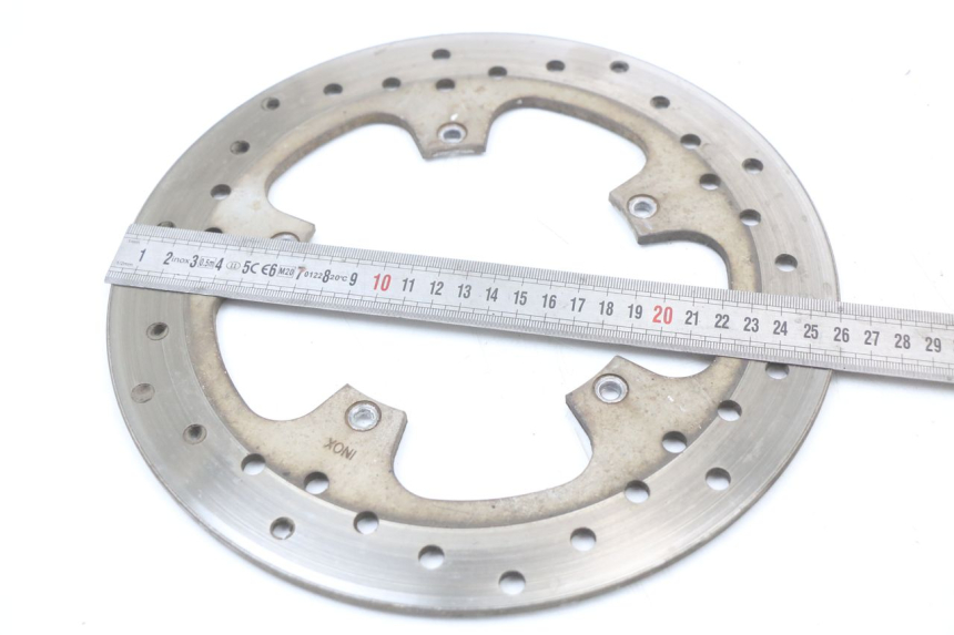 photo de VORDERE BREMSSCHEIBE PIAGGIO XEVO - X EVO 125 (2007 - 2017) - Zoom auf Gebrauchszustand