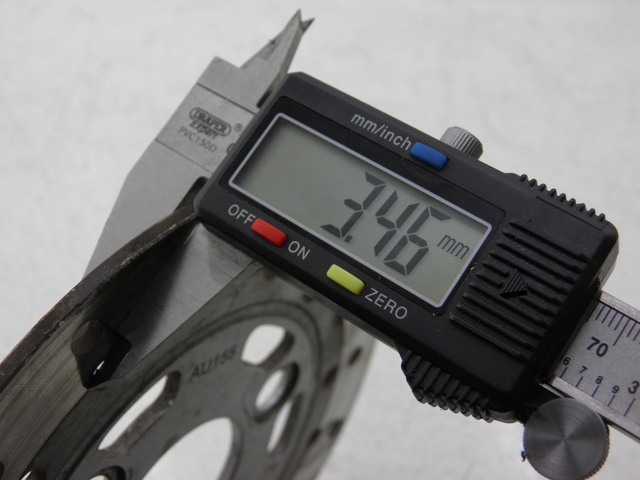 photo de BREMSSCHEIBE VORNE ZNEN ZN50QT-Q 50 (2010 - 2012) - Detailansicht des Bauteils