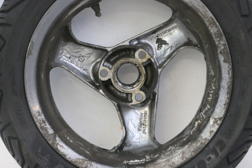 photo de HINTERRADFELGE UND REIFEN PEUGEOT ELYSTAR 125 (2002 - 2007) - Detaillierte Sichtprüfung