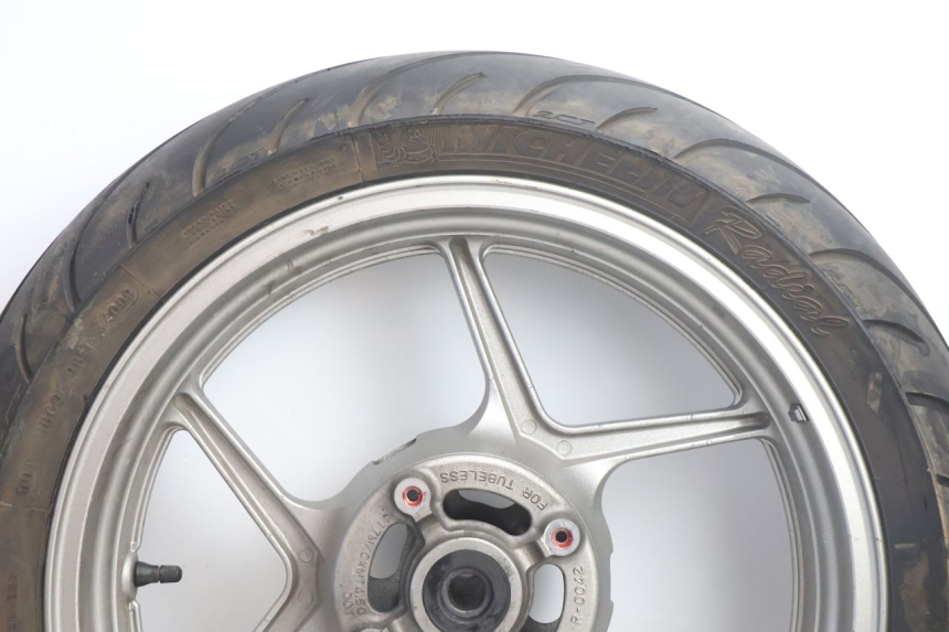 photo de HINTERRADFELGE UND REIFEN KAWASAKI ER-6 ER6 N 650 (2005 - 2009) - Detailansicht des Bauteils