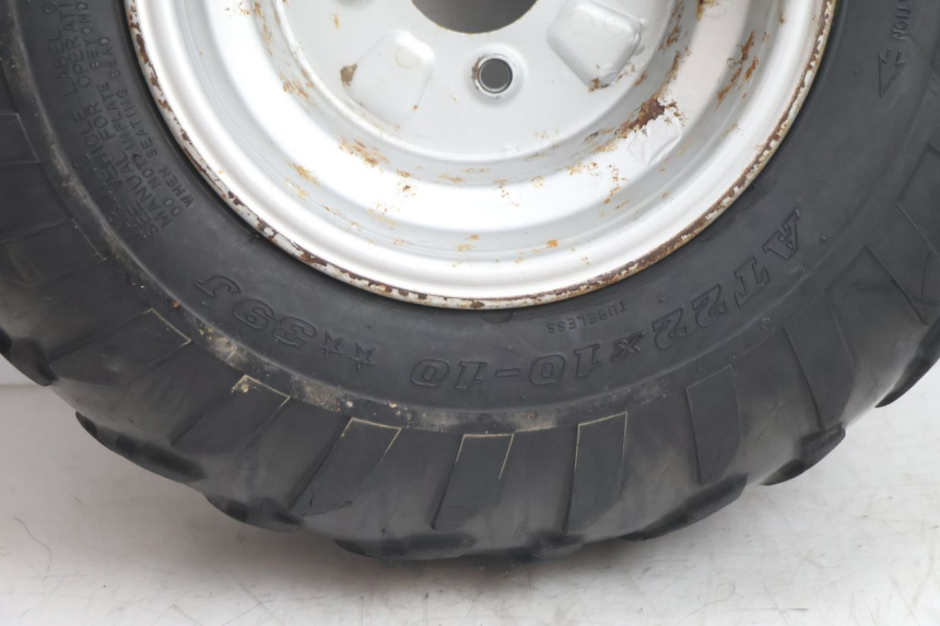photo de HINTERRADFELGE UND REIFEN KYMCO MXU R 250 (2004 - 2010) - Zoom auf Gebrauchszustand