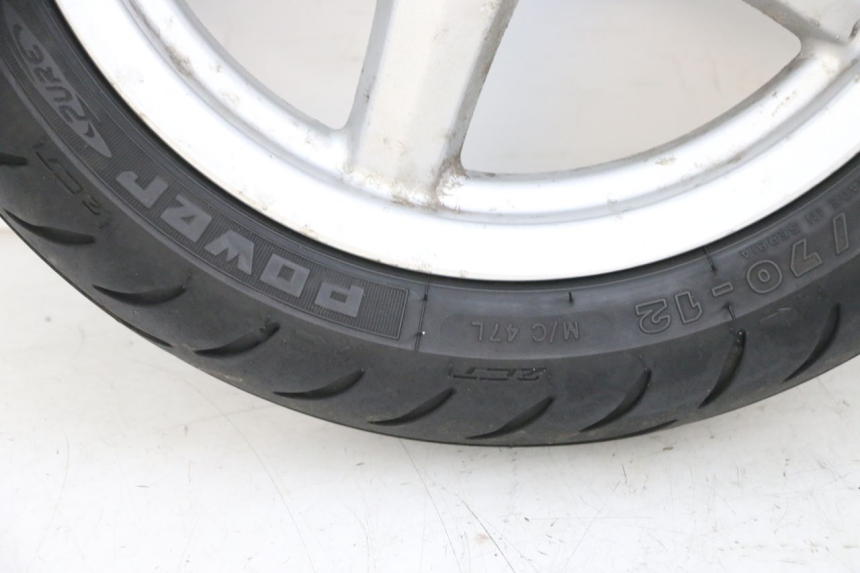 photo de VORDERRADFELGE UND REIFEN MBK FLAME X 125 (2007 - 2016) - Hochauflösende Nahaufnahme