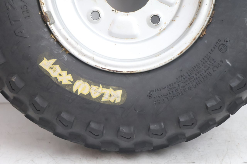 photo de VORDERRADFELGE UND REIFEN KYMCO MXU R 250 (2004 - 2010) - Zoom auf Gebrauchszustand