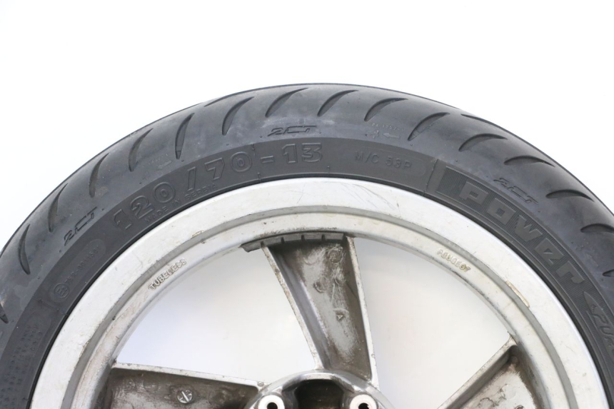 photo de VORDERRADFELGE UND REIFEN PEUGEOT CITYSTAR 125 (2011 - 2017) - Detaillierte Sichtprüfung