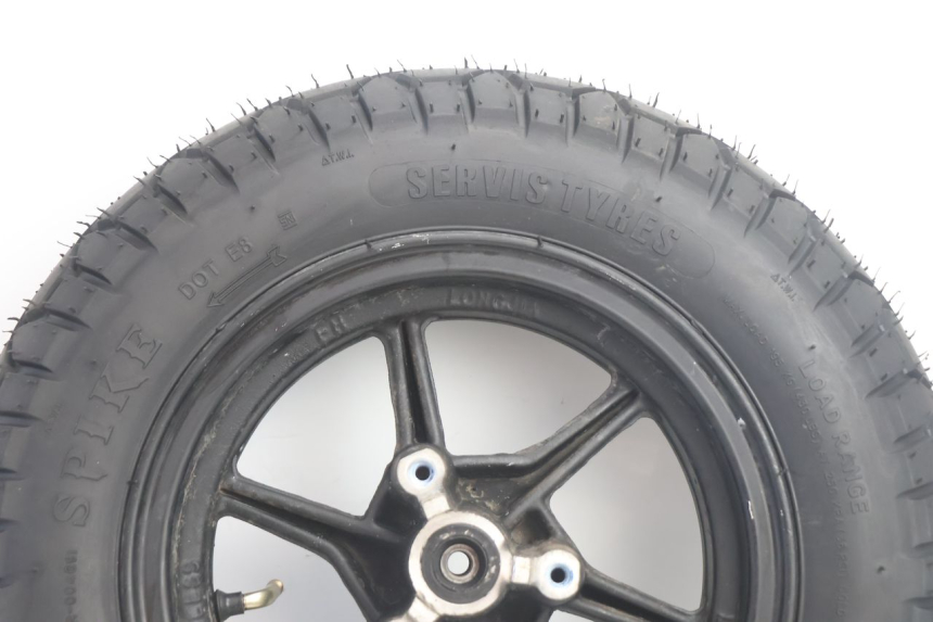 photo de VORDERRADFELGE UND REIFEN TNT MOTOR ROMA 10' 2T 50 (2011 - 2018) - Details der Befestigungspunkte