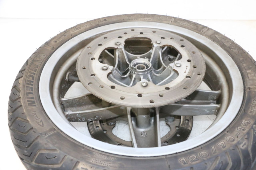 photo de VORDERRADFELGE UND REIFEN PIAGGIO X9 EVOLUTION 125 (2003 - 2007) - Geprüftes Gebrauchtteil