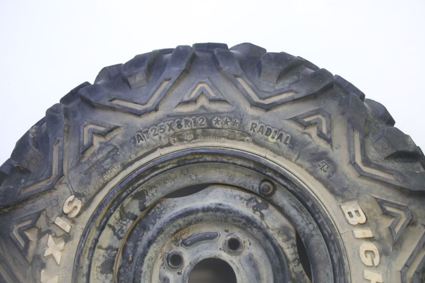 photo de VORDERRADFELGE UND REIFEN YAMAHA YFM GRIZZLY 550 (2008 - 2015) - Zoom auf Gebrauchszustand