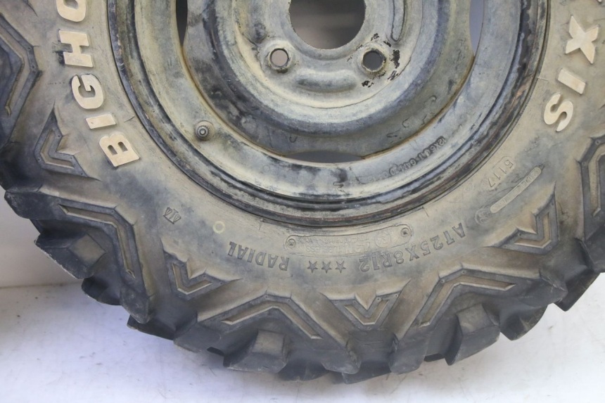 photo de VORDERRADFELGE UND REIFEN YAMAHA YFM GRIZZLY 550 (2008 - 2015) - Geprüftes Gebrauchtteil