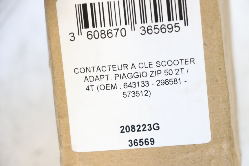 photo de SCHLOSS-SCHLÜSSEL-KIT NEIMAN PIAGGIO ZIP 4T 50 (2018 - 2020) - Zoom auf Gebrauchszustand