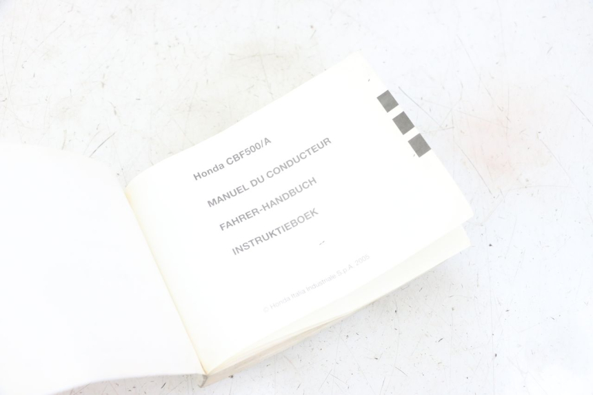 photo de BENUTZERHANDBUCH HONDA CBF 500 (2004 - 2007) - Detailansicht des Bauteils