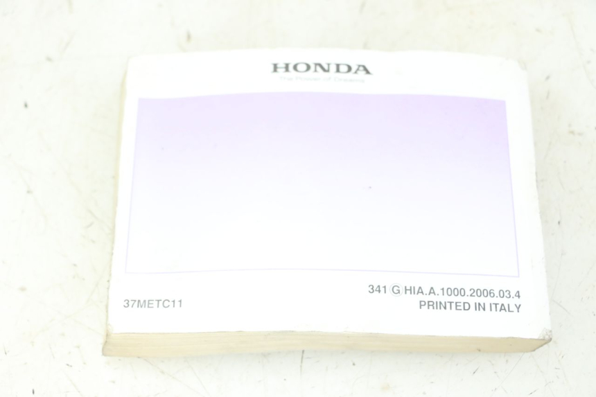 photo de BENUTZERHANDBUCH HONDA CBF 500 (2004 - 2007) - Gesamtansicht des Produkts