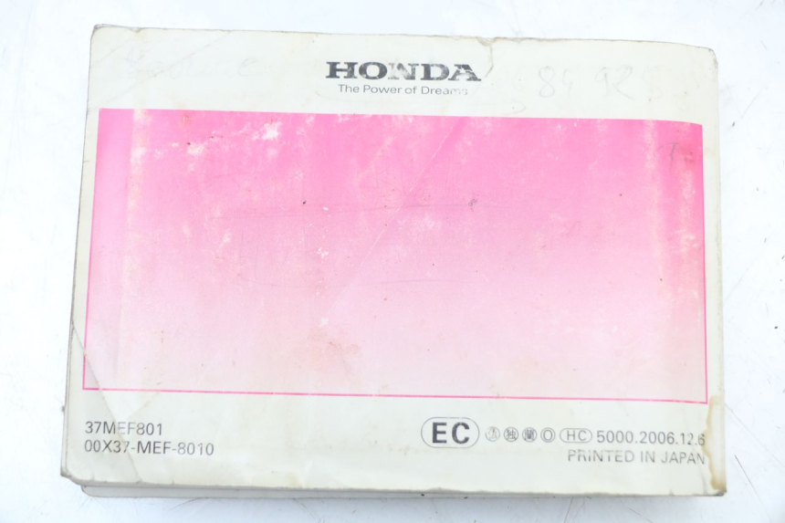 photo de BENUTZERHANDBUCH HONDA FJS SILVER WING SILVERWING 400 (2005 - 2008) - Alternative Perspektive