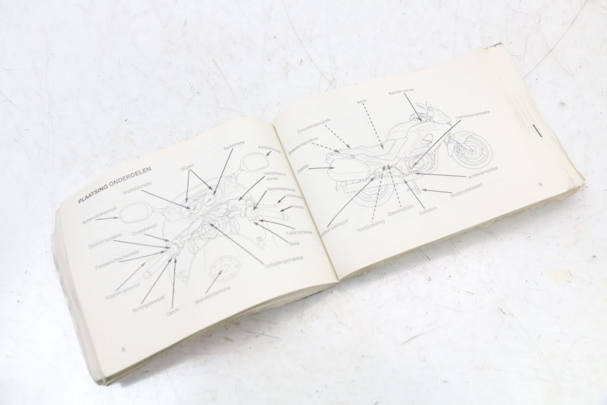 photo de BENUTZERHANDBUCH HONDA NTV DEAUVILLE 650 (1998 - 2001) - Zoom auf Gebrauchszustand