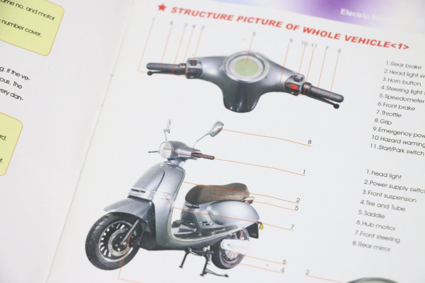 photo de BENUTZERHANDBUCH EFUN PUSA 1 - Gesamtansicht des Produkts