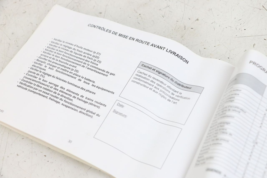 photo de BENUTZERHANDBUCH KYMCO SUPER 8 4T 50 (2021 - 2024) - Detailansicht des Bauteils