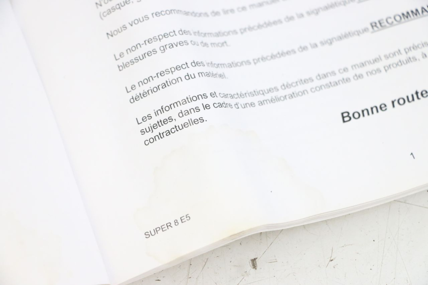 photo de BENUTZERHANDBUCH KYMCO SUPER 8 4T 50 (2021 - 2024) - Technische Nahaufnahme