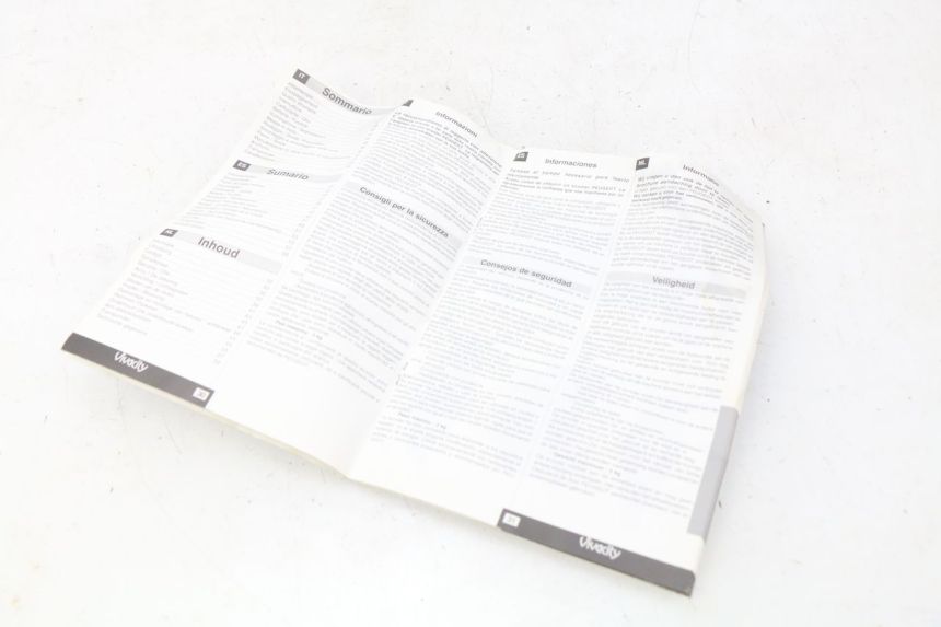 photo de BENUTZERHANDBUCH PEUGEOT VIVACITY 50 (1998 - 2003) - Details der Befestigungspunkte