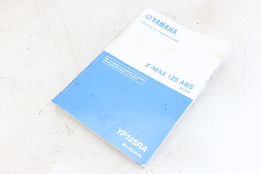 photo de BENUTZERHANDBUCH YAMAHA XMAX X-MAX ABS 125 (2017 - 2020) - Hauptansicht