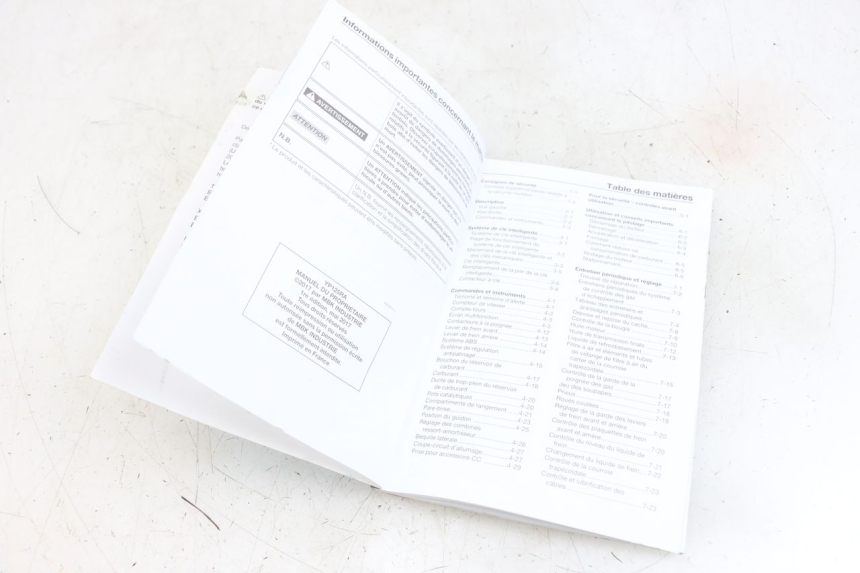 photo de BENUTZERHANDBUCH YAMAHA XMAX X-MAX ABS 125 (2017 - 2020) - Zoom auf Gebrauchszustand