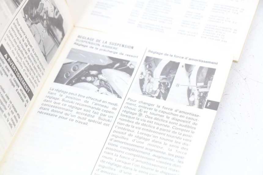 photo de BENUTZERHANDBUCH SUZUKI XF FREEWIND 650 (1997 - 2003) - Alternative Perspektive