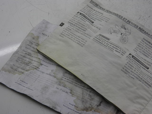 photo de BENUTZERHANDBUCH YAMAHA TDM 900 (2004 - 2006) - Zoom auf Gebrauchszustand