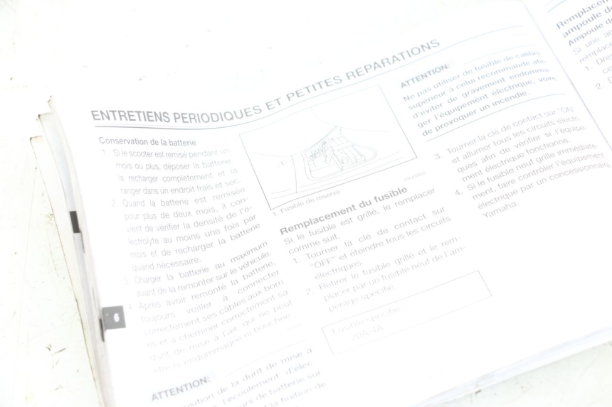 photo de BENUTZERHANDBUCH YAMAHA YP MAJESTY 125 (2002 - 2006) - Detailansicht des Bauteils