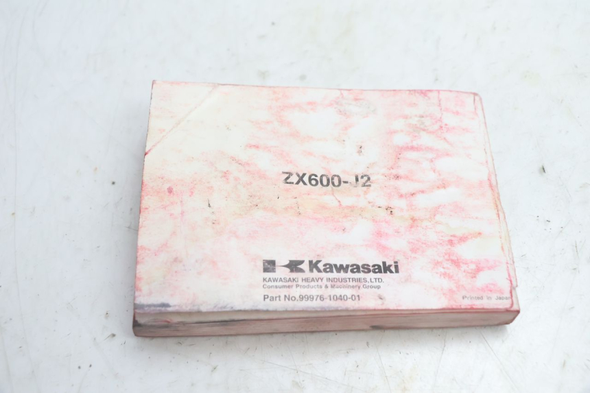 photo de BENUTZERHANDBUCH KAWASAKI ZX-6R ZX6R 600 (2000 - 2002) - Technische Nahaufnahme