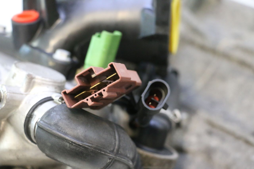 photo de MOTOR PIAGGIO MP3 500 (2011 - 2015) - Fokus auf die Struktur