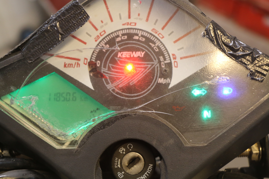 photo de MOTOR KEEWAY TX 50 (2008 - 2015) - Zoom auf Gebrauchszustand