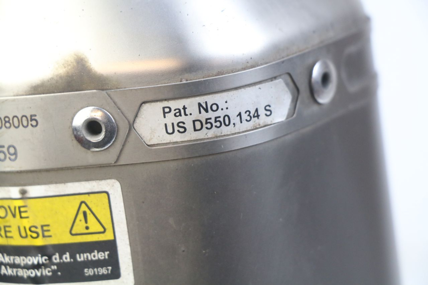 photo de AUSPUFFTOPF YAMAHA MT ABS 125 (2014 - 2018) - Gesamtansicht des Produkts