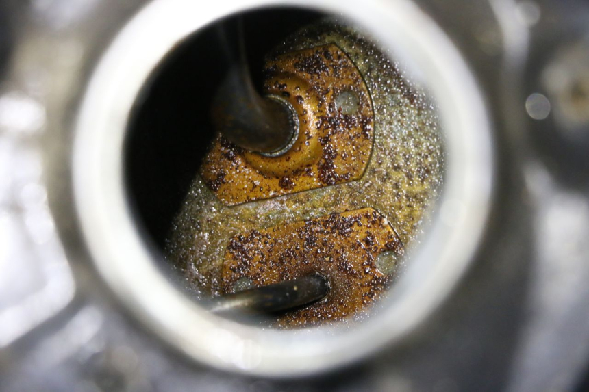 photo de KRAFTSTOFFTANK HONDA NSR R 125 (1994 - 2003) - Zoom auf Gebrauchszustand