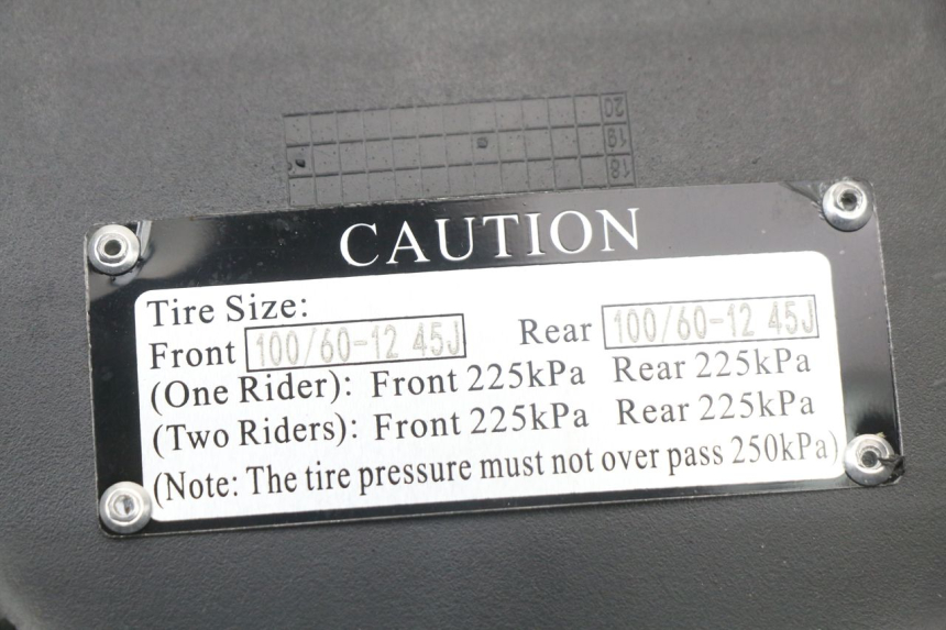 photo de SELLE JM MOTORS EVOLIS 4T 50 (2018 - 2022) - Detailansicht des Bauteils