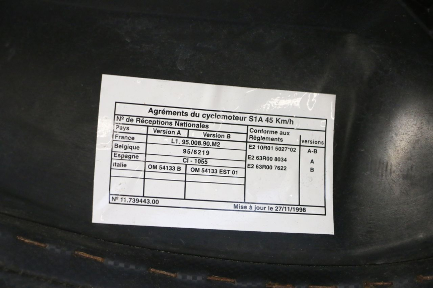 photo de SITZ PEUGEOT TREKKER 50 (1995 - 2004) - Detailansicht des Bauteils